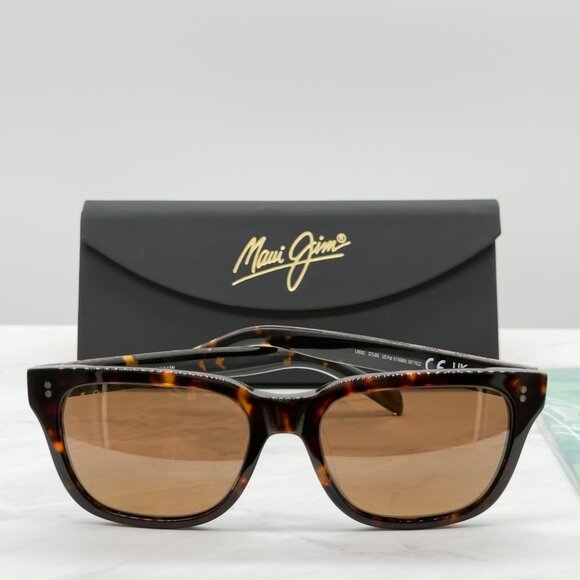Maui Jim Likeke H894-10 Havana with Honey Frame HCL Bronze Lens Sunglasses - Picture 1 of 12